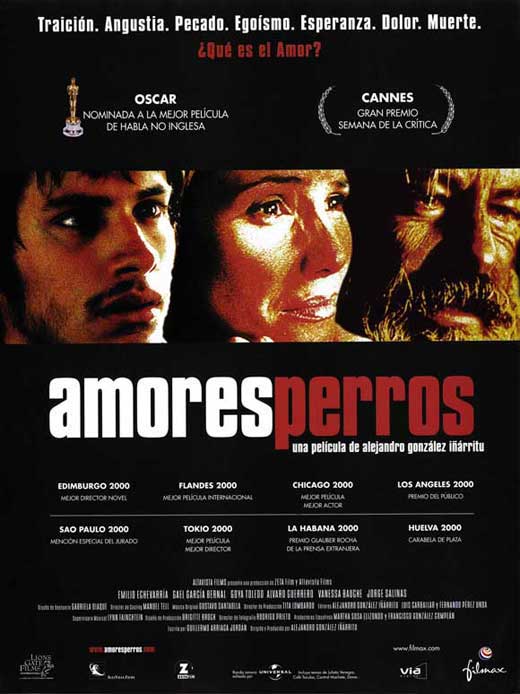 Pop Culture Graphics Amores Perros Poster Movie Spanish D 11 x 17 Inches - 28cm x 44cm Vanessa Bauche Emilio Echeverria Gael Garcia Bernal