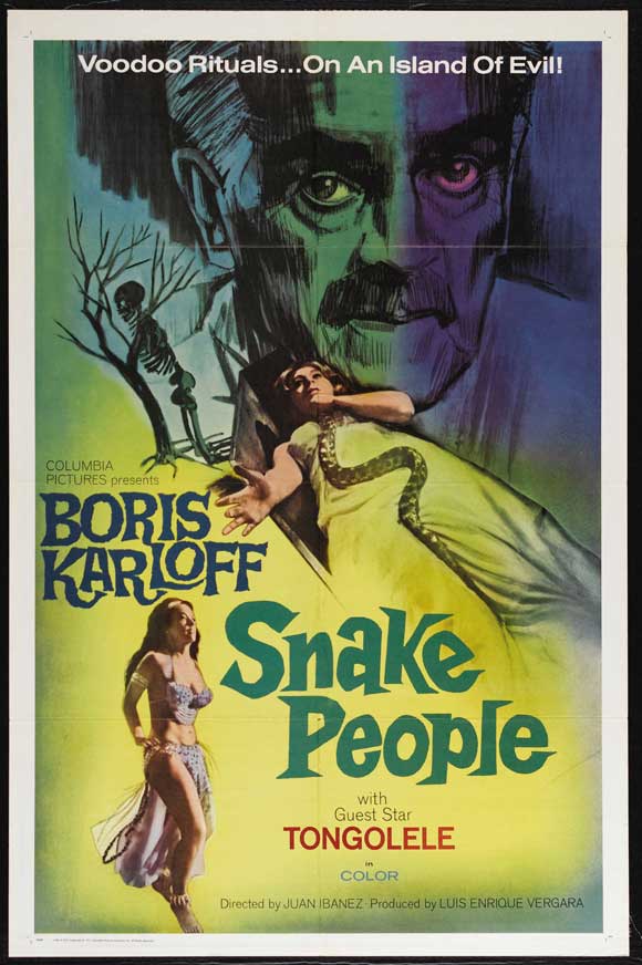 Pop Culture Graphics Isle of the Snake People Poster Movie 27 x 40 Inches - 69cm x 102cm
