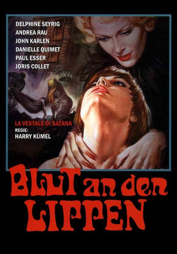 Pop Culture Graphics Daughters of Darkness Poster Movie German 27 x 40 Inches - 69cm x 102cm Delphine Seyrig John Karlen Daniele Ouimet Andrea Rau