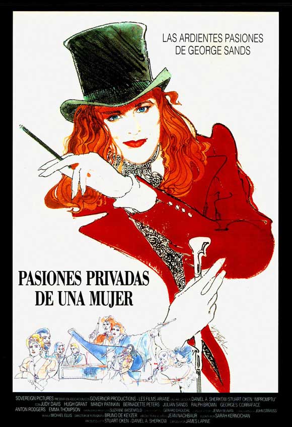 Pop Culture Graphics Impromptu Poster Movie Spanish 11 x 17 Inches - 28cm x 44cm Judy Davis Hugh Grant Mandy Patinkin Bernadette Peters
