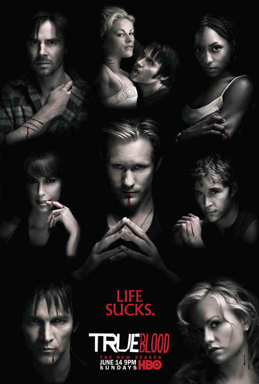 Pop Culture Graphics True Blood (TV) Season 2 Poster Movie K 11 x 17 Inches - 28cm x 44cm Jim Parrack Anna Paquin Stephen Moyer Sam Trammell