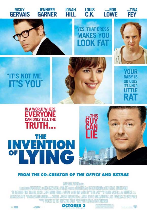 Pop Culture Graphics The Invention of Lying Poster Movie B 11 x 17 Inches - 28cm x 44cm Ricky Gervais Jennifer Garner Jonah Hill Louis C.K.