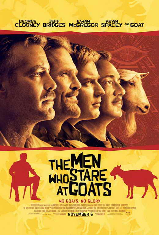 Pop Culture Graphics The Men Who Stare at Goats Poster Movie 11 x 17 Inches - 28cm x 44cm George Clooney Ewan McGregor Jeff Bridges Kevin Spacey