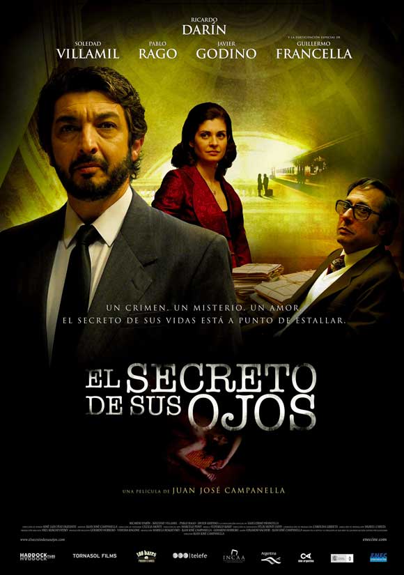 Pop Culture Graphics The Secret in Their Eyes Poster Movie Uruguayan 27 x 40 Inches - 69cm x 102cm Ricardo Darn Soledad Villamil Pablo Rago