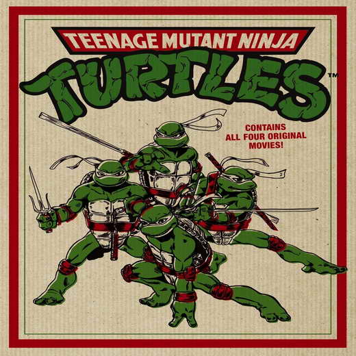 Pop Culture Graphics Teenage Mutant Ninja Turtles 2: The Secret of the Ooze Poster Movie 30 x 30 Inches - 77cm x 77cm Francois Chau David Warner
