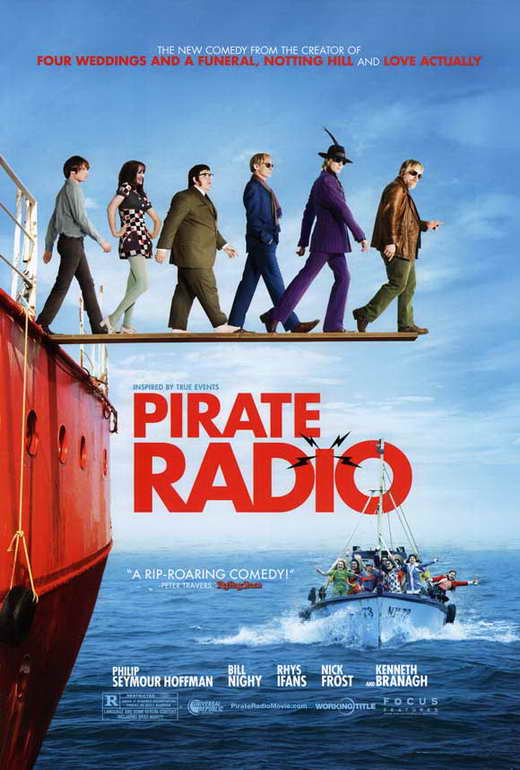 Pop Culture Graphics Pirate Radio Poster Movie 11 x 17 Inches - 28cm x 44cm Philip Seymour Hoffman Bill Nighy Rhys Ifans Nick Frost