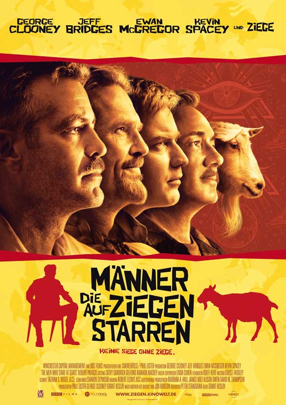 Pop Culture Graphics The Men Who Stare at Goats Poster Movie German 27 x 40 Inches - 69cm x 102cm George Clooney Ewan McGregor Jeff Bridges