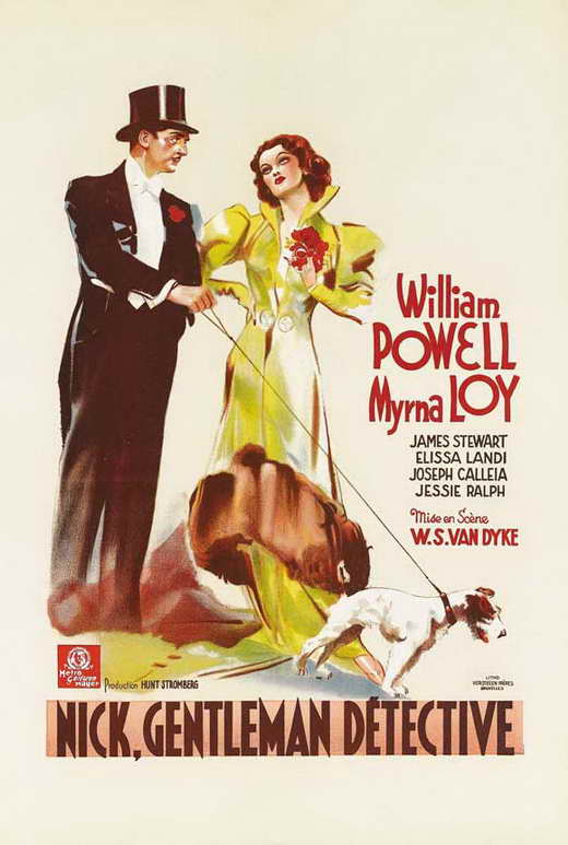 Pop Culture Graphics After the Thin Man Poster Movie German 27 x 40 Inches - 69cm x 102cm William Powell Myrna Loy James Stewart Elissa Landi