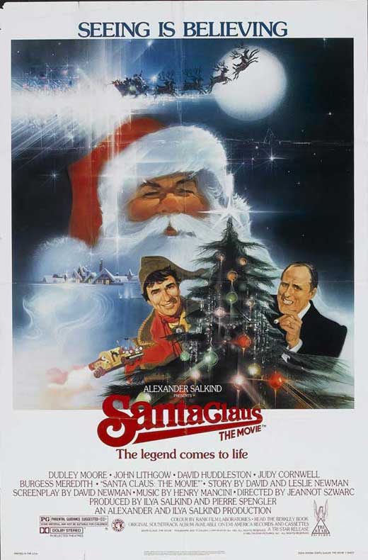 Pop Culture Graphics Santa Claus: The Movie Poster Movie 27 x 40 Inches - 69cm x 102cm Dudley Moore John Lithgow David Huddleston Burgess Meredith