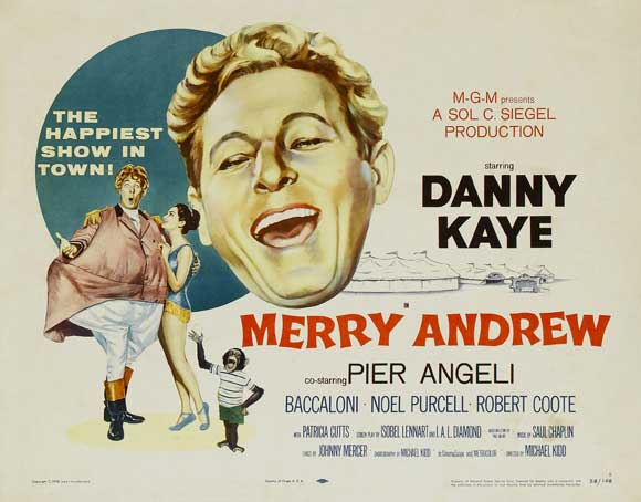 Pop Culture Graphics Merry Andrew Poster Movie Half Sheet 22 x 28 Inches - 56cm x 72cm Danny Kaye Pier Angeli Salvatore Baccaloni Noel Purcell