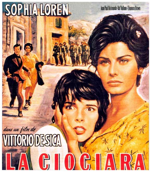 Pop Culture Graphics la ciociara Poster Movie Belgian 11 x 17 Inches - 28cm x 44cm Sophia Loren Jean-Paul Belmondo Eleonora Brown Carlo Ninchi