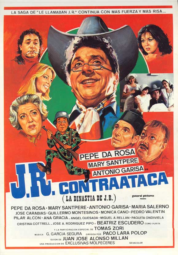 Pop Culture Graphics J.R. Contraataca Poster Movie Spanish 27 x 40 Inches - 69cm x 102cm Pepe Da Rosa Mary Santpere Antonio Garisa Mara Salerno