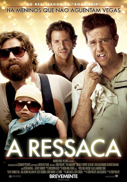 Pop Culture Graphics The Hangover Poster Movie Portuguese 11 x 17 Inches - 28cm x 44cm Bradley Cooper Ed Helms Zach Galifianakis Justin Bartha