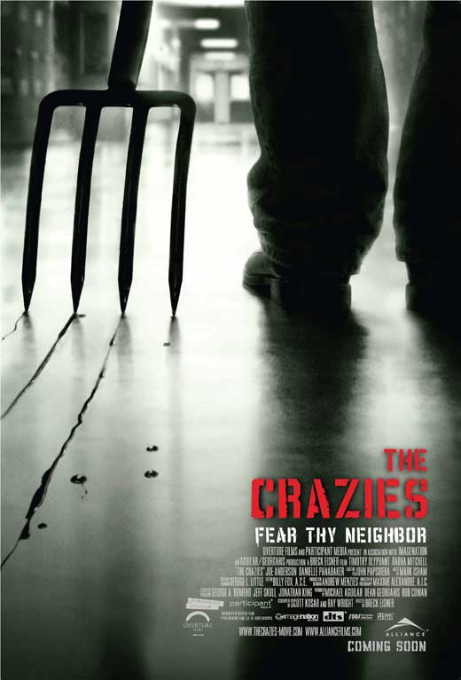 Pop Culture Graphics The Crazies Poster Movie Canadian C 27 x 40 Inches - 69cm x 102cm Radha Mitchell Danielle Panabaker Timothy Olyphant