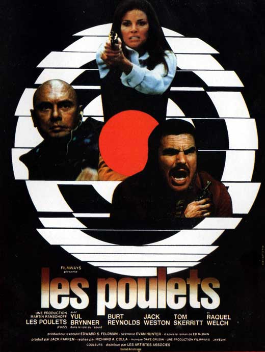Pop Culture Graphics Fuzz Poster Movie French 27 x 40 Inches - 69cm x 102cm Burt Reynolds Racquel Welch Yul Brynner Jack Weston