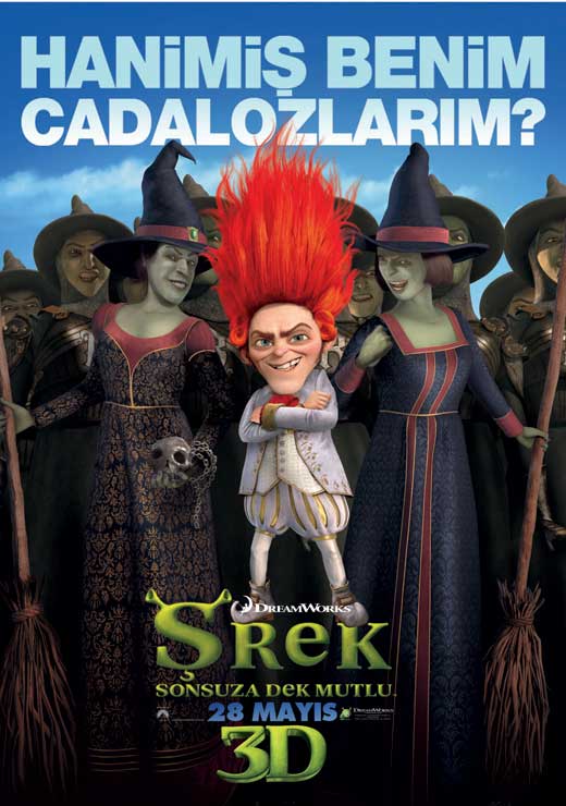 Pop Culture Graphics Shrek Forever After Poster Movie Turkish 11 x 17 Inches - 28cm x 44cm Cameron Diaz Eddie Murphy Ian McShane Maya Rudolph