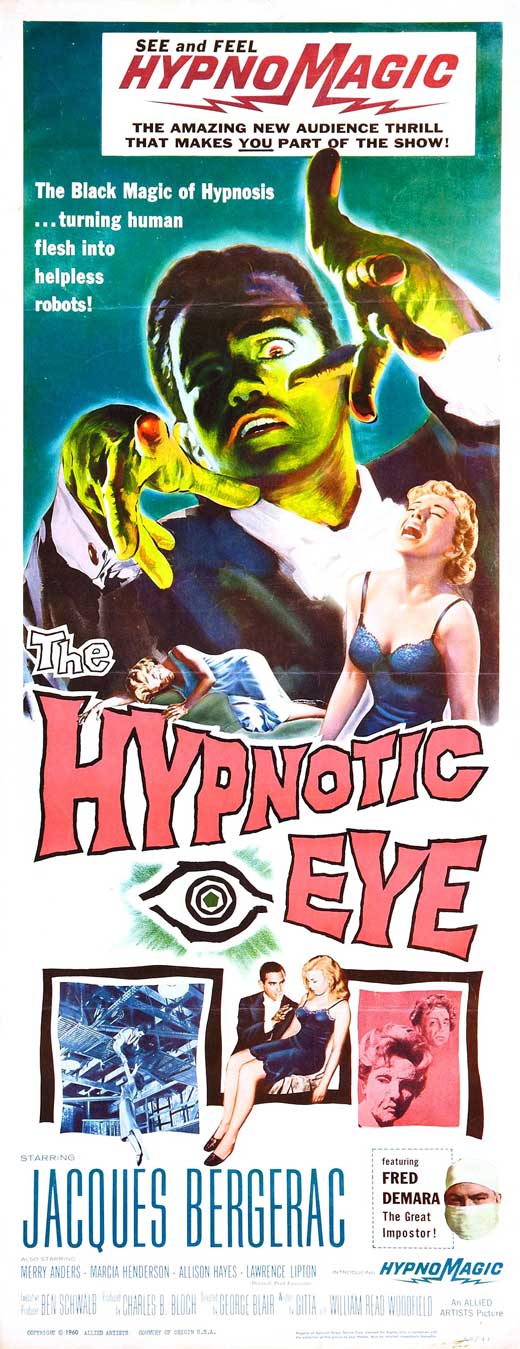 Pop Culture Graphics The Hypnotic Eye Poster Movie Insert 14 x 36 Inches - 36cm x 92cm