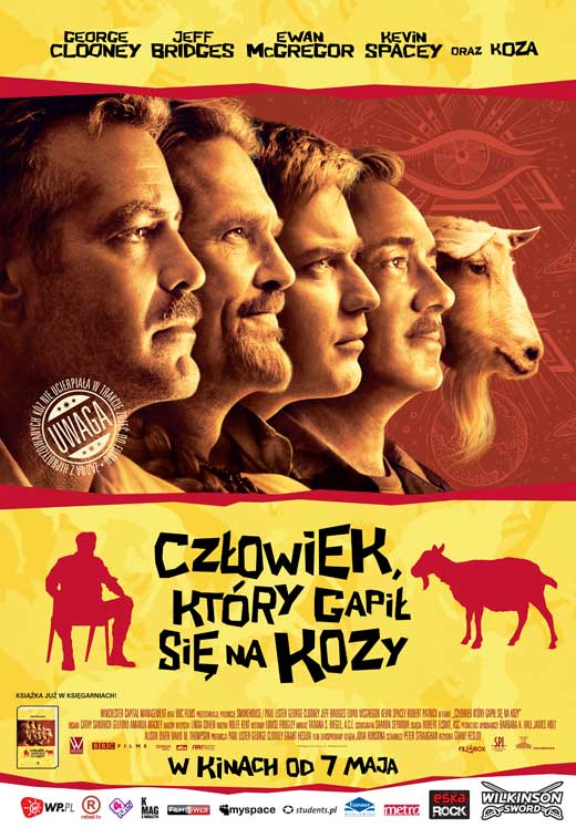 Pop Culture Graphics The Men Who Stare at Goats Poster Movie Polish 11 x 17 Inches - 28cm x 44cm George Clooney Ewan McGregor Jeff Bridges
