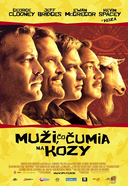 Pop Culture Graphics The Men Who Stare at Goats Poster Movie Slovakian 11 x 17 Inches - 28cm x 44cm George Clooney Ewan McGregor Jeff Bridges