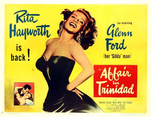 Pop Culture Graphics Affair in Trinidad Poster Movie Style E 27 x 40 Inches - 69cm x 102cm Rita Hayworth Glenn Ford Alexander Scourby