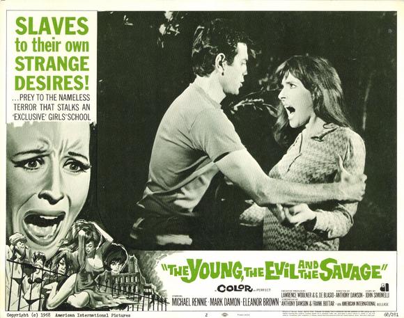 Pop Culture Graphics The Young Evil and the Savage Poster Movie B 11 x 14 In - 28cm x 36cm Mark Damon Eleonora Brown Michael Rennie Sally Smith