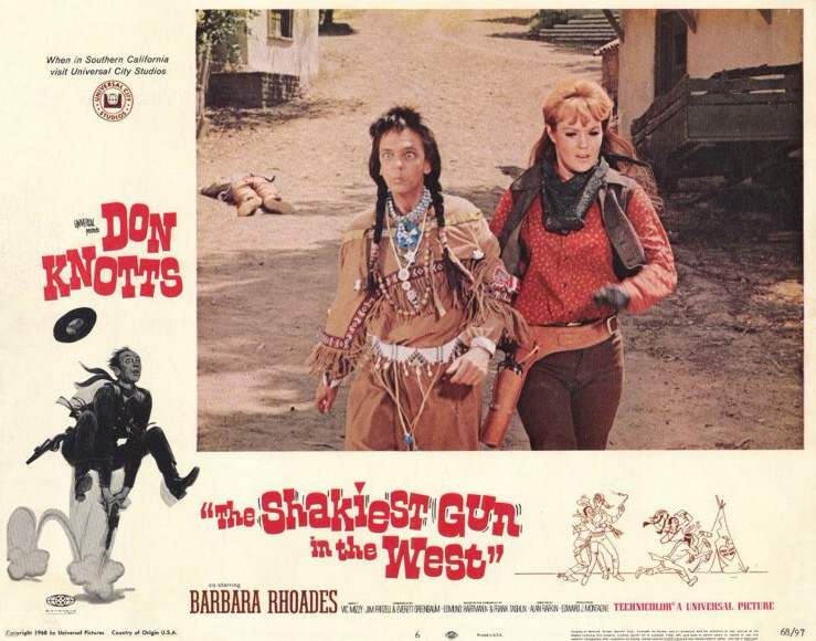 Pop Culture Graphics The Shakiest Gun in The West Poster Movie F 11 x 14 In - 28cm x 36cm Don Knotts Barbara Rhoades Jackie Coogan Donald (Don "Red")