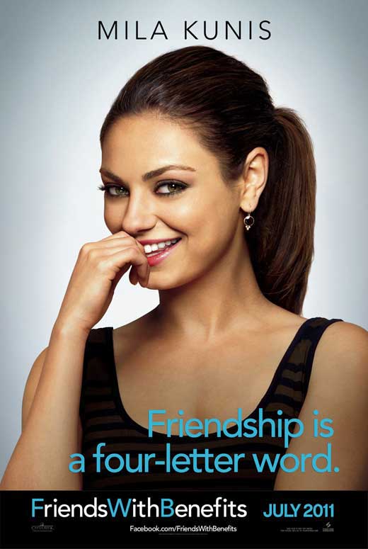 Pop Culture Graphics Friends with Benefits Poster Movie Style D 11 x 17 Inches - 28cm x 44cm