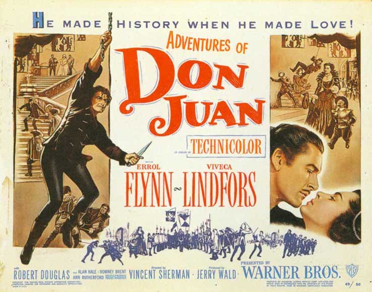 Pop Culture Graphics The Adventures of Don Juan Poster Movie B 11 x 14 Inches - 28cm x 36cm Errol Flynn Viveca Lindfors Robert Douglas Alan Hale
