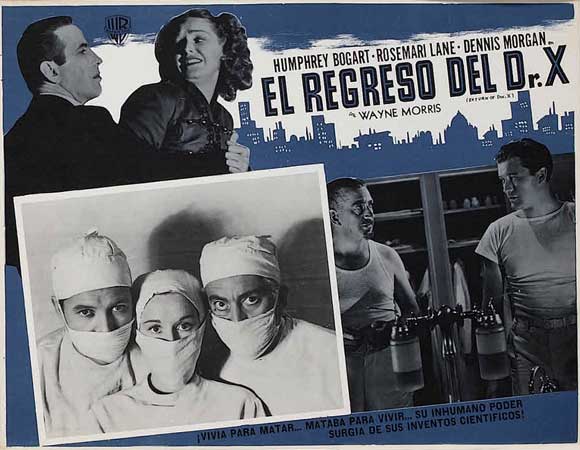 Pop Culture Graphics The Return of Doctor X Poster Movie Spanish F 11 x 14 Inches - 28cm x 36cm Wayne Morris Rosemary Lane Humphrey Bogart