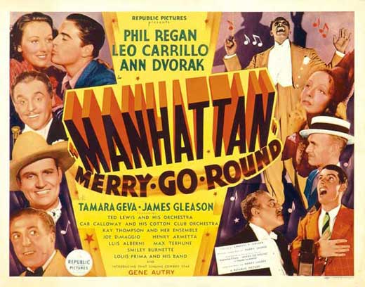 Pop Culture Graphics Manhattan Merry-Go-Round Poster Movie 11 x 14 Inches - 28cm x 36cm