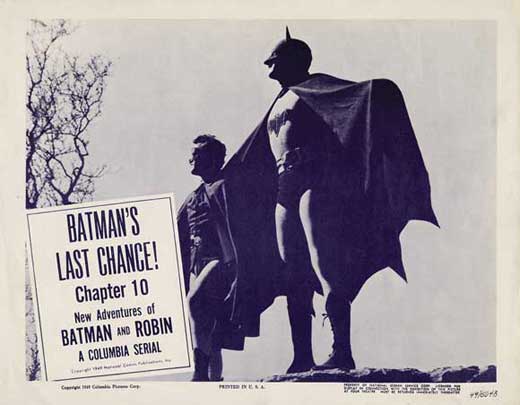 Pop Culture Graphics Batman and Robin Poster Movie H 11 x 14 Inches - 28cm x 36cm Robert Lowery Johnny Duncan Jane Adams Lyle Talbot