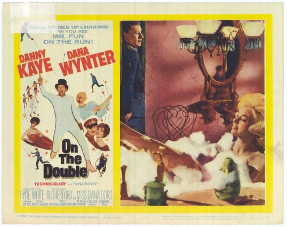 Pop Culture Graphics On The Double Poster Movie F 11 x 14 In - 28cm x 36cm Danny Kaye Dana Wynter Wilfrid Hyde-White Margaret Rutherford Diana Dors