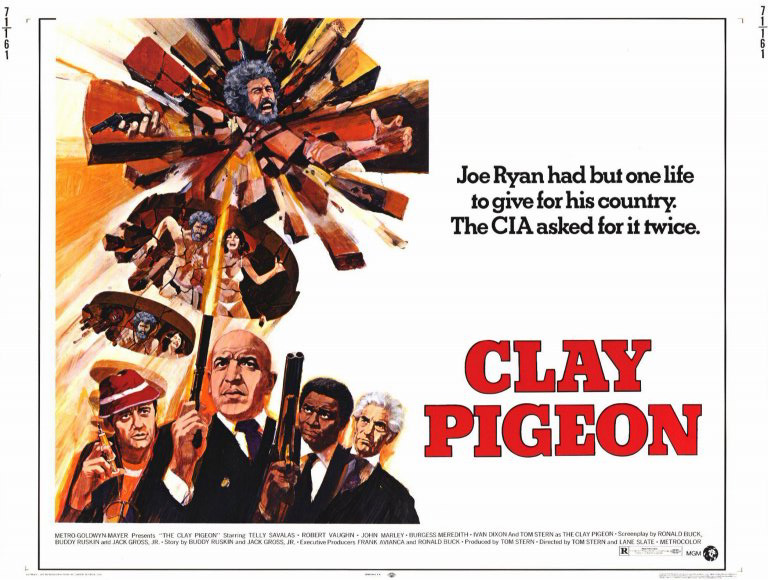 Pop Culture Graphics Clay Pigeon Poster Movie 11 x 14 In - 28cm x 36cm Telly Savalas Robert Vaughn Tom Stern John Marley Burgess Meredith