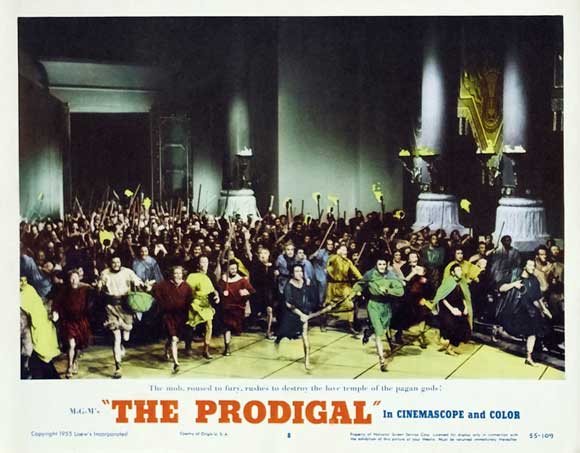 Pop Culture Graphics The Prodigal Poster Movie H 11 x 14 Inches - 28cm x 36cm Lana Turner Edmund Purdom Louis Calhern Audrey Dalton