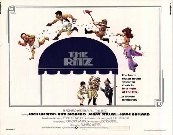 Pop Culture Graphics The Ritz Poster Movie 11 x 14 In - 28cm x 36cm Rita Moreno Jack Weston Jerry Stiller Kaye Ballard Treat Williams F. Murray Abrah