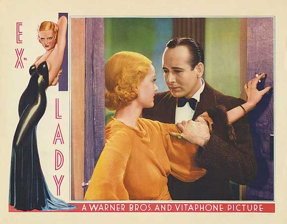 Pop Culture Graphics Ex-Lady Poster Movie F 11 x 14 Inches - 28cm x 36cm Bette Davis Gene Raymond Frank McHugh Monroe Owsley