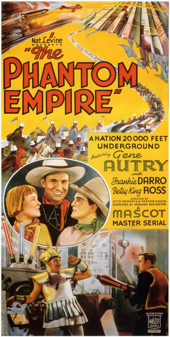 Pop Culture Graphics The Phantom Empire Poster Movie B 11 x 17 In - 28cm x 44cm Gene Autry Frankie Darro Betsy King Ross Smiley Burnette