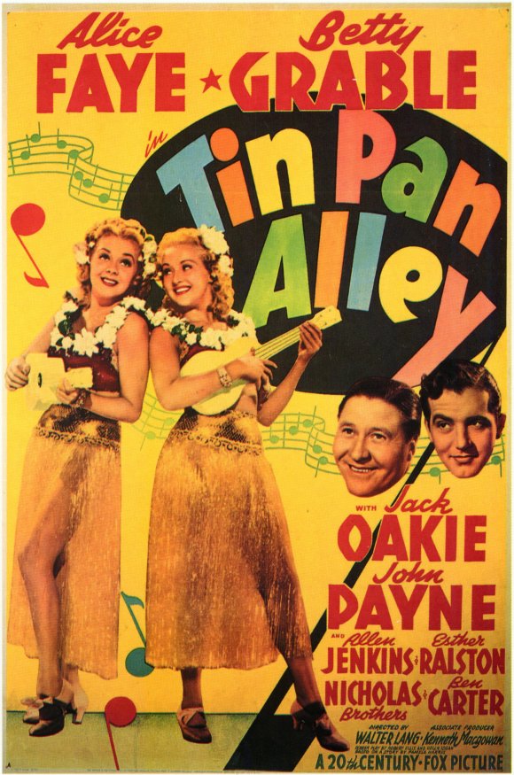 Pop Culture Graphics Tin Pan Alley Poster Movie 11 x 17 In - 28cm x 44cm