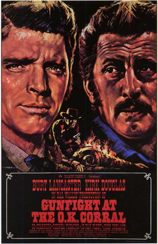 Pop Culture Graphics Gunfight at the O.K. Corral Poster Movie Foreign 11 x 17 In - 28cm x 44cm Burt Lancaster Kirk Douglas Rhonda Fleming Jo Van Flee