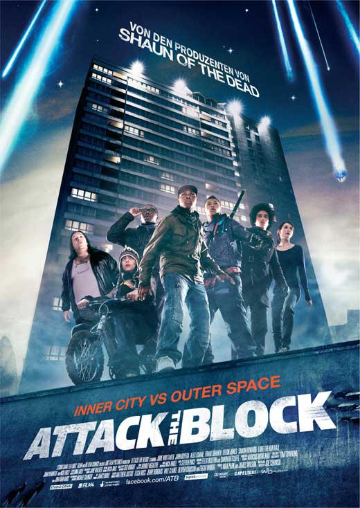 Pop Culture Graphics Attack the Block Poster Movie German Style A 11 x 17 Inches - 28cm x 44cm Nick Frost Jodie Whittaker Luke Treadaway Joey Ansah