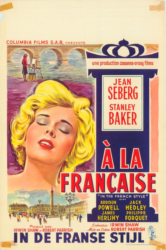 Pop Culture Graphics In the French Style Poster Movie Belgian 11 x 17 Inches - 28cm x 44cm Jean Seberg Claudine Auger Stanley Baker Jacques Charon