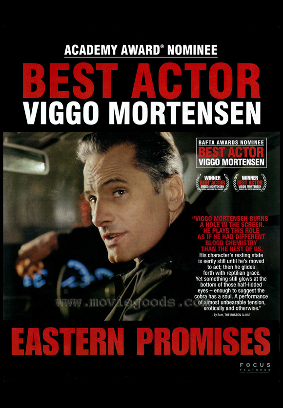 Pop Culture Graphics Eastern Promises Poster Movie E 11 x 17 Inches - 28cm x 44cm Viggo Mortensen Naomi Watts Vincent Cassel Armin Mueller-Stahl