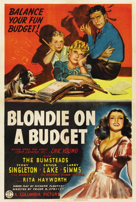 Pop Culture Graphics Blondie on a Budget Poster Movie 11 x 17 Inches - 28cm x 44cm