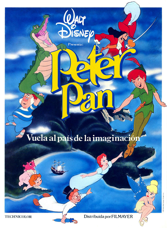 Pop Culture Graphics Peter Pan Poster Movie Spanish 11 x 17 Inches - 28cm x 44cm