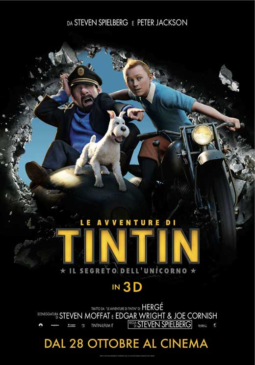 Pop Culture Graphics The Adventures of Tintin: The Secret of the Unicorn POSTER Movie Italian 11x17 Daniel Craig Jamie Bell Simon Pegg Cary Elwes