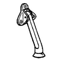 Stanley Hardware 4in Door Holder Bronze 750076