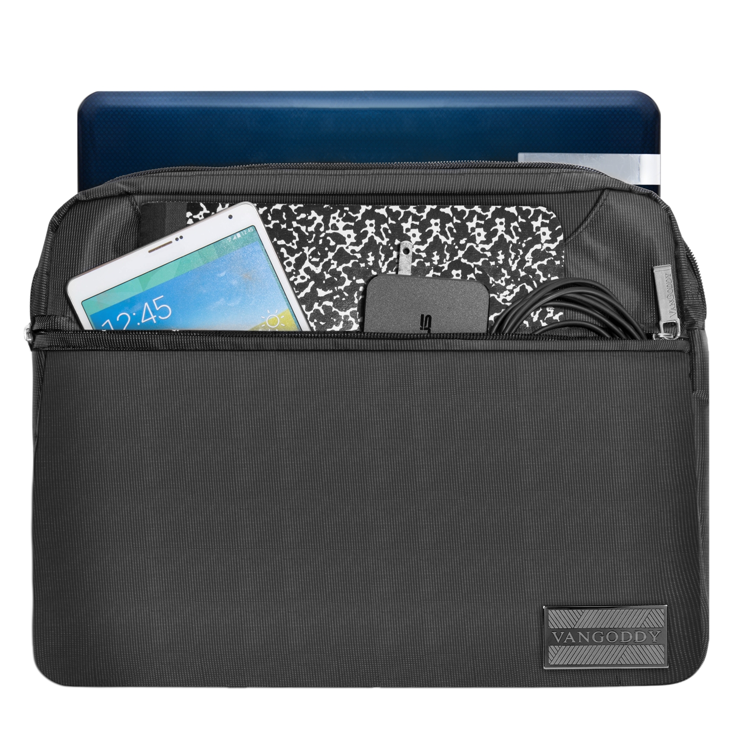 VANGODDY NineO Over the Shoulder Notebook Messenger Bag fits Dell 15, 15.6 inch Laptops