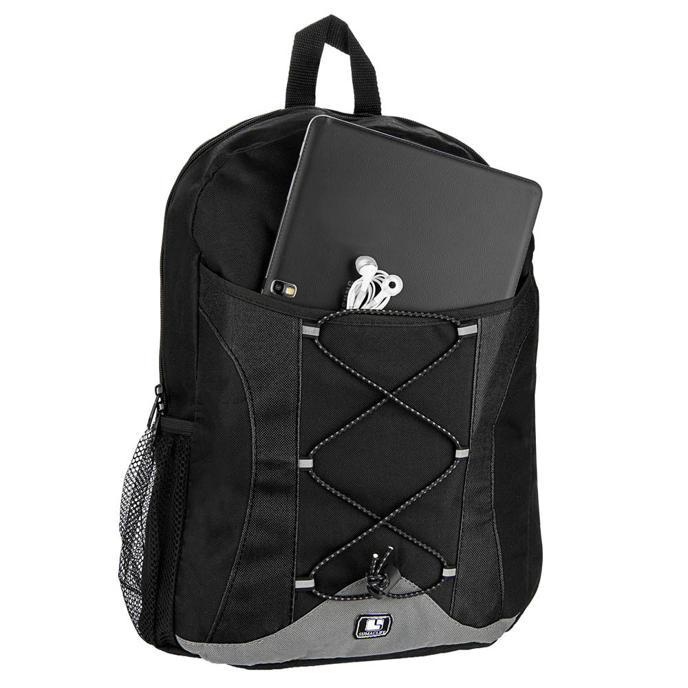 sumaclife Canvas Lightweight Multi-purpose School Backpack fits Toshiba Tecra Series 15.6 Laptops (All Models)