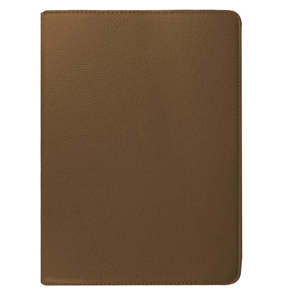 sumaclife 360 Degree Rotatable Executive Class Eco Leather Case Cover for iPad Pro 12.9” [Perfect Fit] (Grizzly Brown)