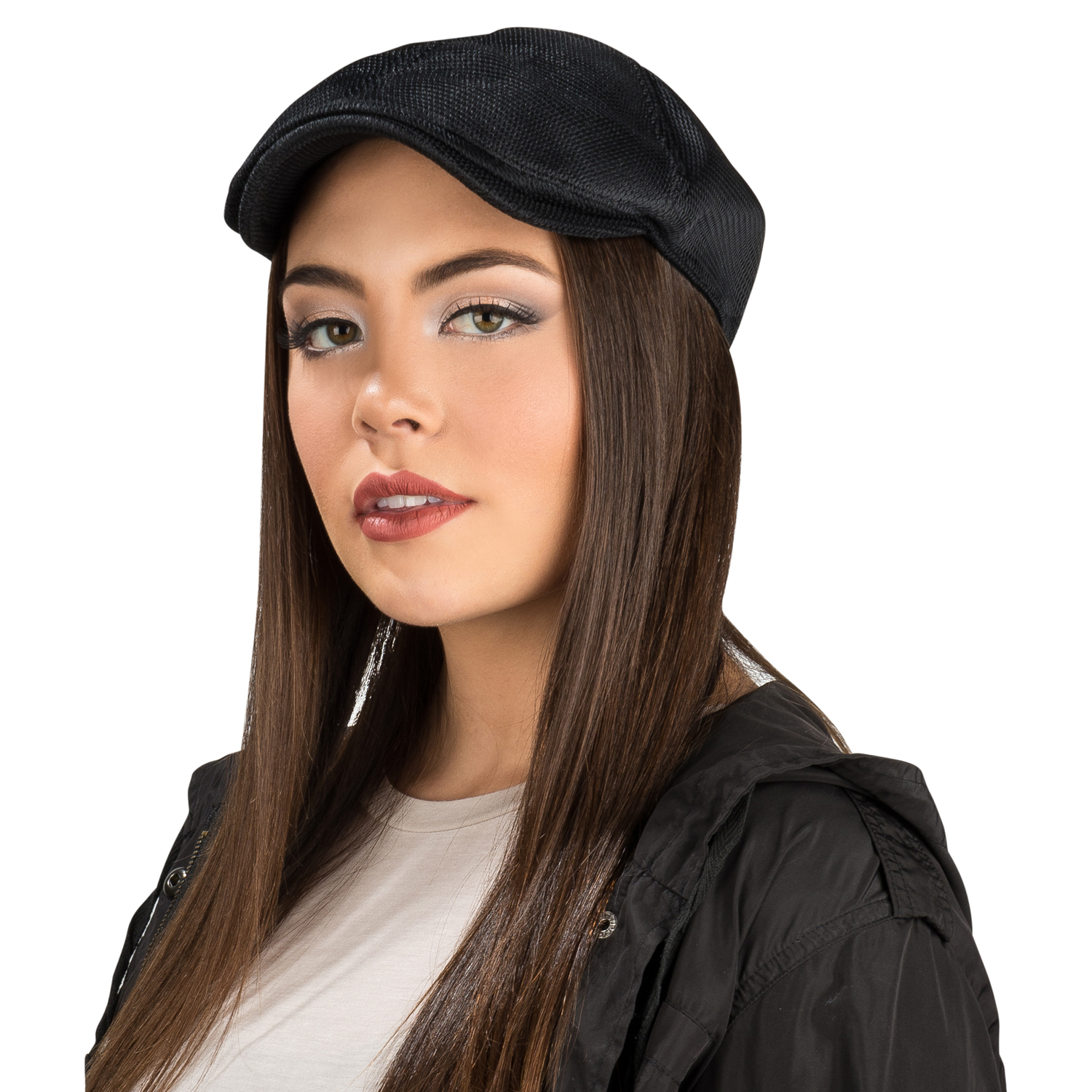 Aerusi  Japan Style Slouch Comfort Daily Black Cap Collection Women and Men (Many Color Available)